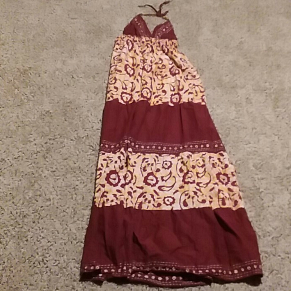 Sun dress (boho) maxi halter style